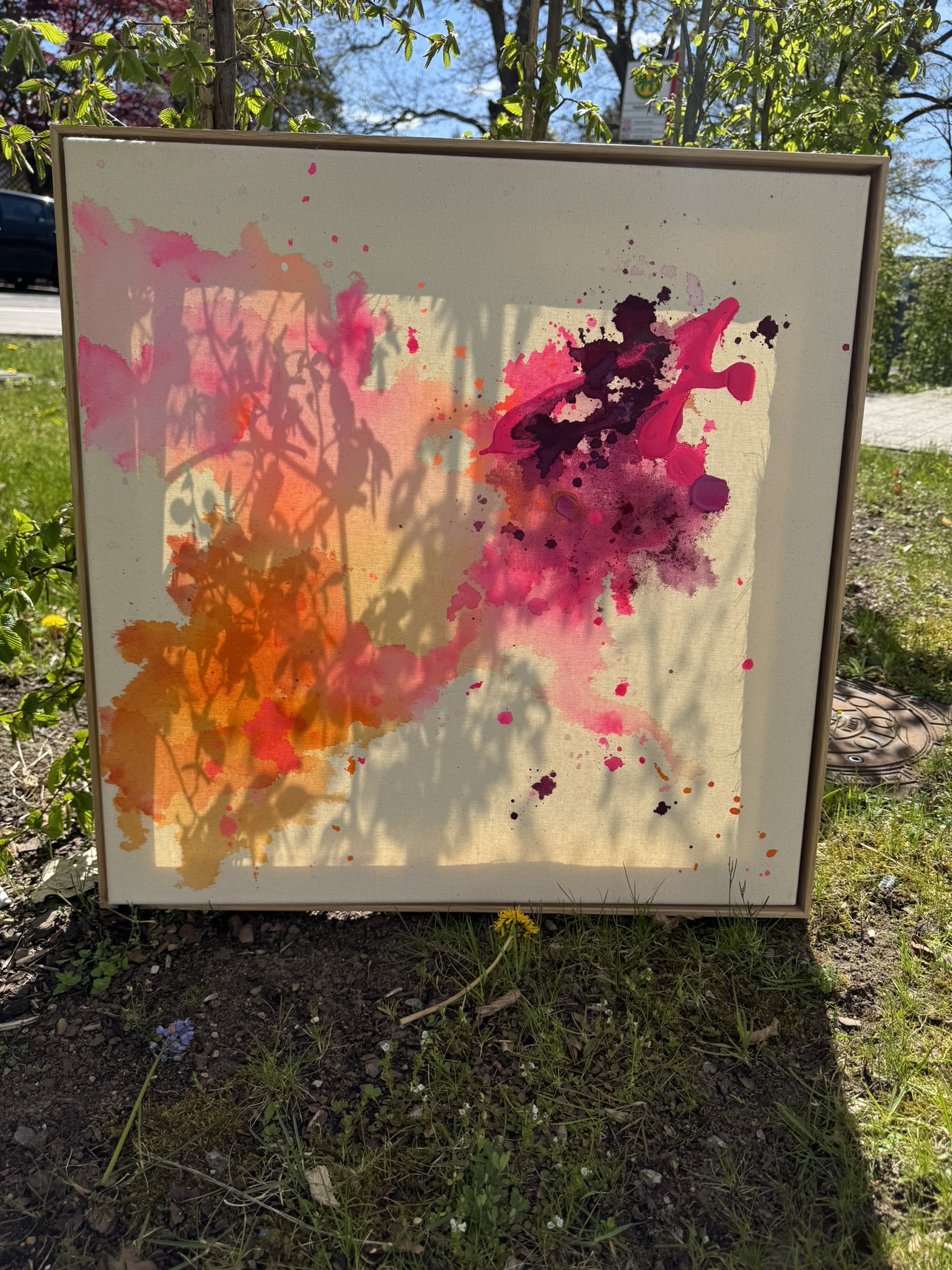 Vielleicht, 2026, Acryl auf roher Baumwollleinwand, Ansicht 4